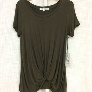 Lola Grace Brown Size Small Short Sleeve Top